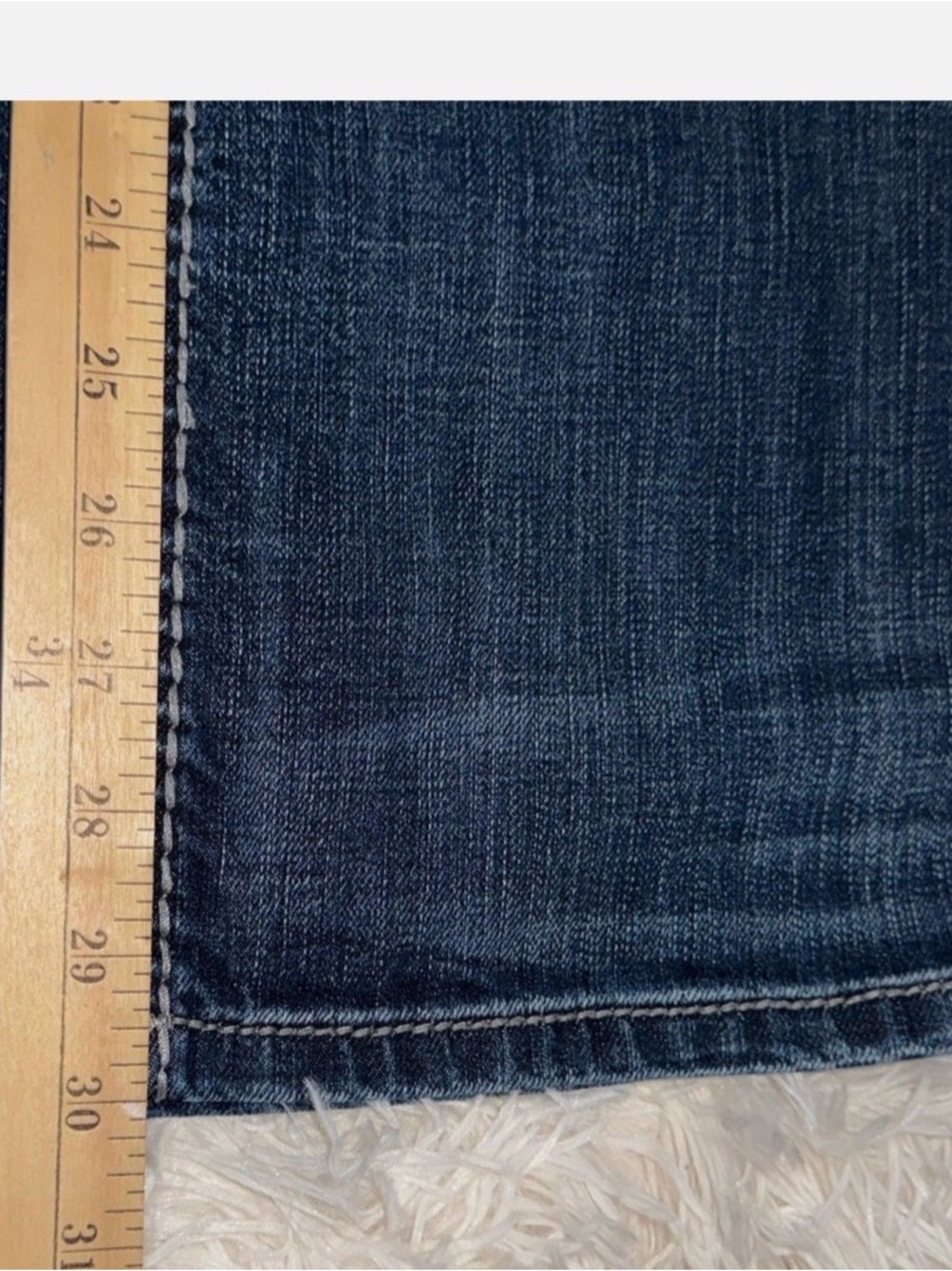 Rock Revival Men’s Denim Blue Jeans Relaxed Straight Echtar Size 36x30 - Picture 15 of 16